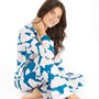 Vero Moda Womens Winnie Nightwear Set Ink Blue AOP