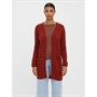 Vero Moda Dame Åben Strik Cardigan Chili Olie