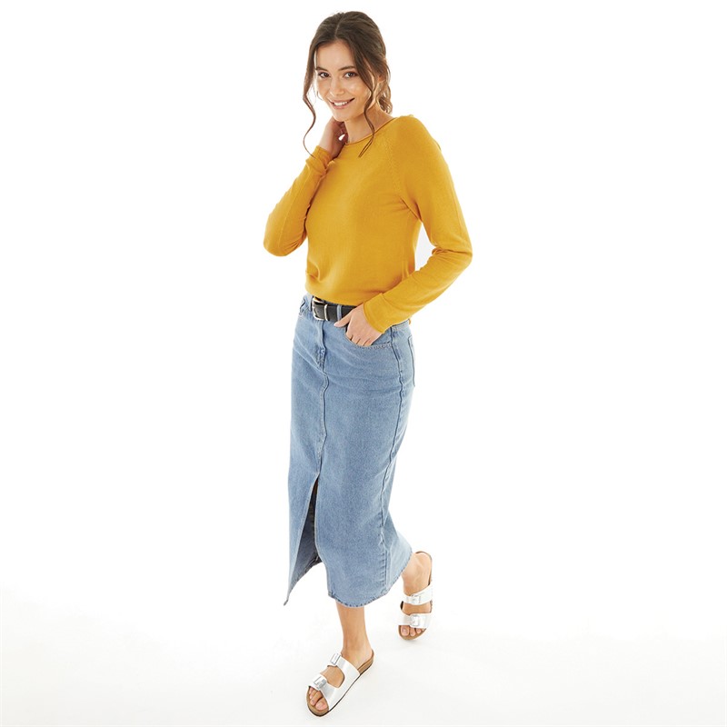 Vero Moda Pulls Nellie Femme Jaune