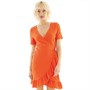 Vero Moda Womens Haya Dress Spicy Orange