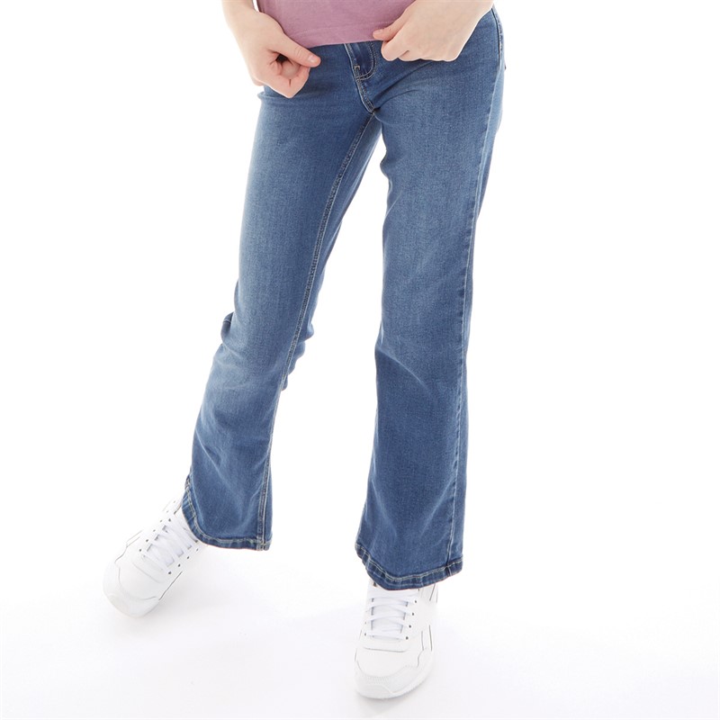 Vero Moda Piger River Flare jeans Blå