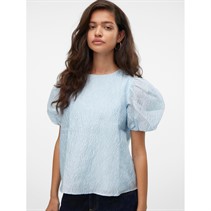 Vero Moda Womens Nynne Open Back Top Delicate Blue