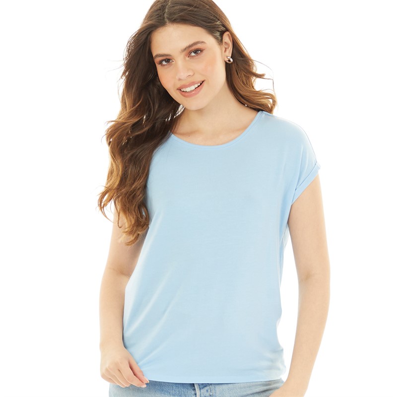 Vero Moda Womens Ava T-Shirt Blue Bell