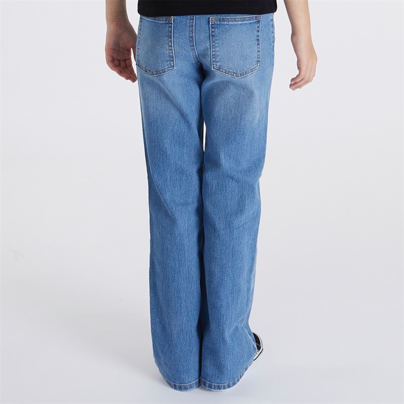 Vero Moda Jeans River Fille Denim Bleu Moyen