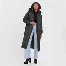 Vero Moda Womens Uppsala Long Puffer Coat Peat