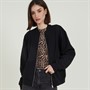 Vero Moda Womens Lonnie Zip Bomber Jacket Black