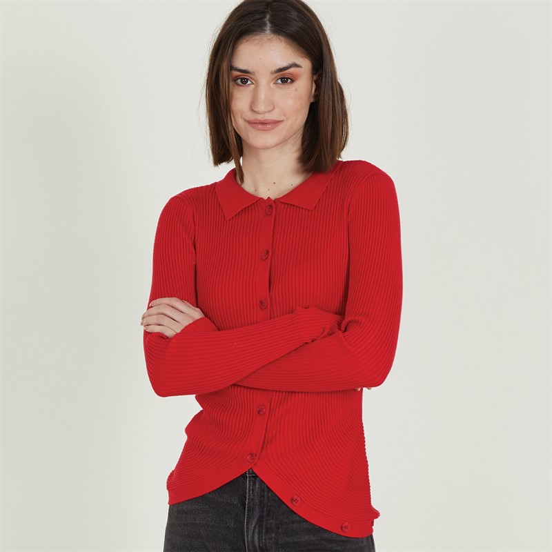 Vero Moda Damen Willow Cardigan Salsa