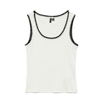 Vero Moda Tanktop Viola Stjerne Hvid til Kvinder