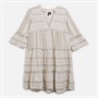 Vero Moda Dame Dicthe Tunika Sølv Lining Ibiza Sne Hvid