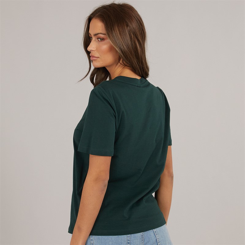 Vero Moda Dame Paulina Kort Ærme T-Shirt Pine Grove