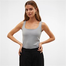 Vero Moda Damen Million Square Neck Oberteil Griffin