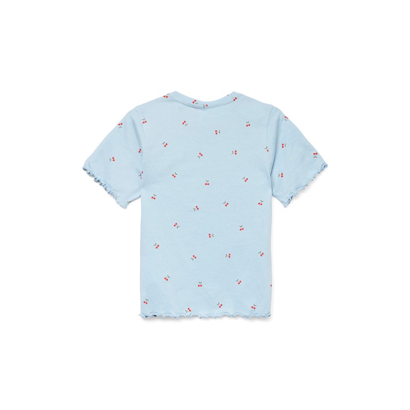 Vero Moda T-shirt Paulina Fille Bleu Cachemire