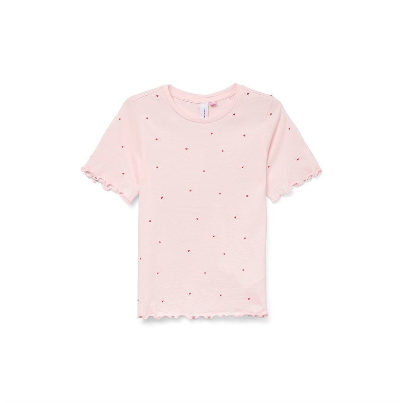 Vero Moda Meisjes Paulina T Shirt Roze A Boe Rood - Maat 158/164