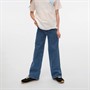 Vero Moda Piger Tessa Hr Wide Jeans Medium Blå Denim Vask
