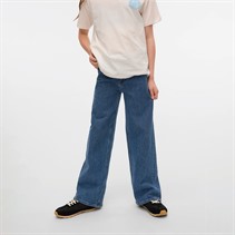 Vero Moda Piger Tessa Hr Wide Jeans Medium Blå Denim Vask