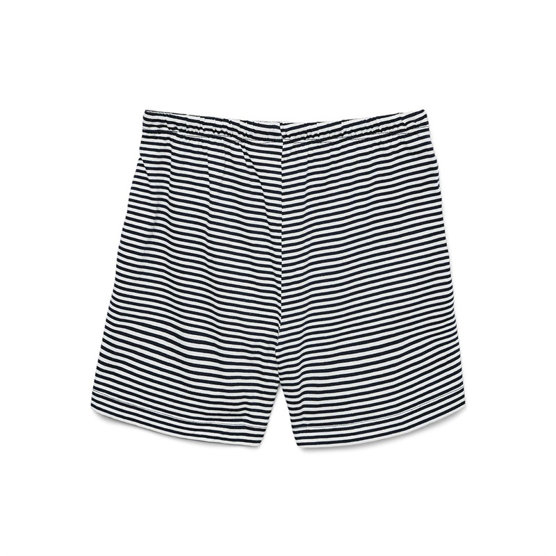 Vero Moda Piger Leila Mini Løse Shorts Navy Blazer Snow White