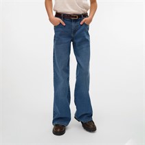 Vero Moda Piger Emilie Mr Wide Jeans Medium Blå Denim