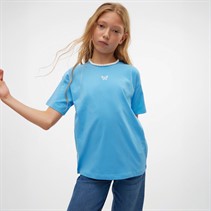 Vero Moda Piger Monarch Harper T-Shirt Azure Blå Sommerfugl