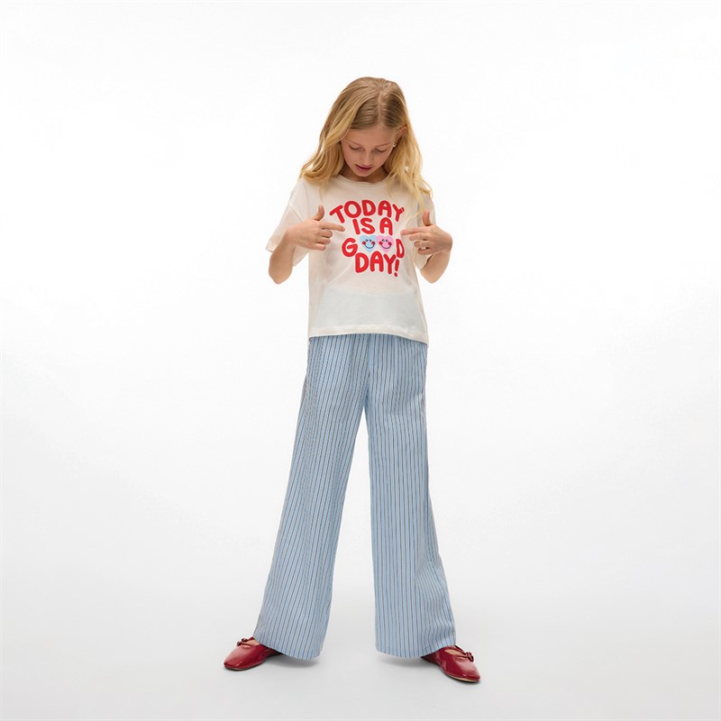 Vero Moda Piger Feel Cropped Boxy T-Shirt Bonbon Do What M-Snow White Toda