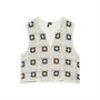 Vero Moda Gilet Crochet Femme Charlie Étoile Blanc Crochet