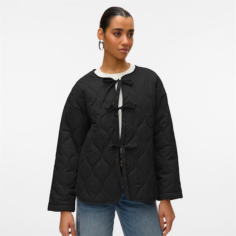 Vero Moda Dame Sabine Quiltet Jakke Sort