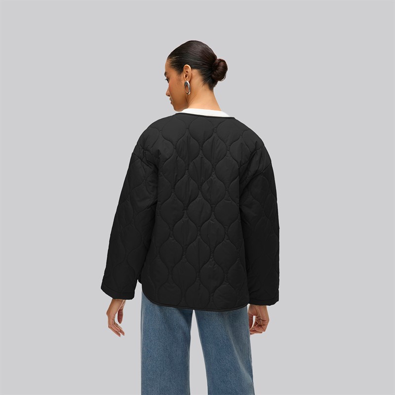 Vero Moda Dame Sabine Quiltet Jakke Sort