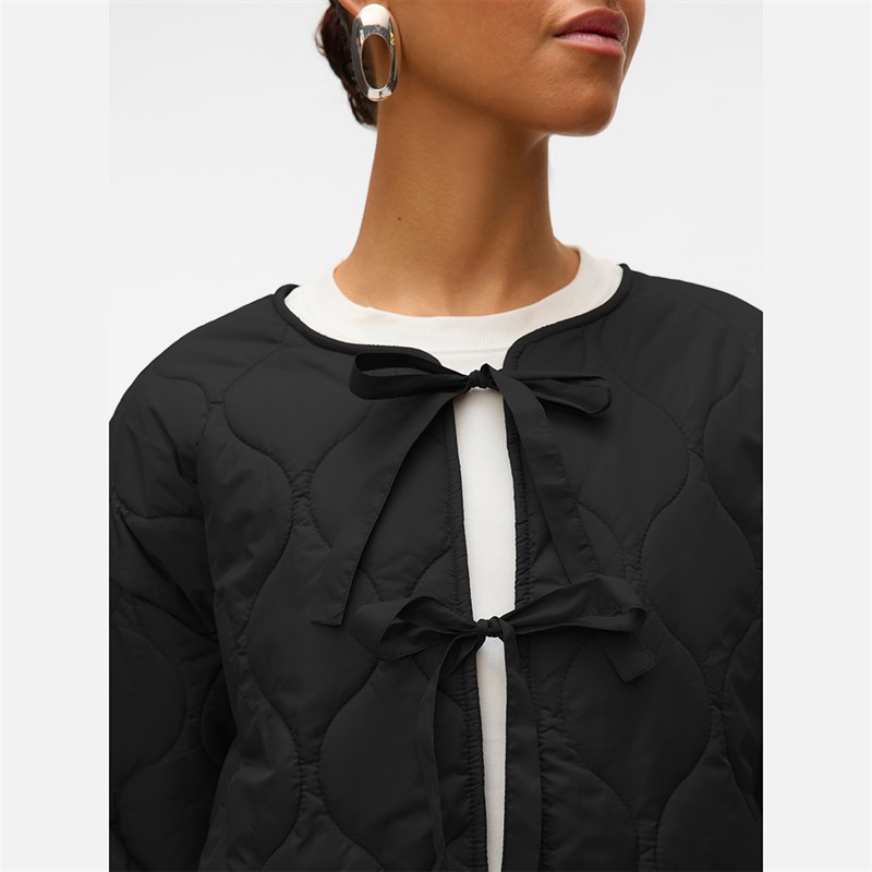 Vero Moda Dame Sabine Quiltet Jakke Sort