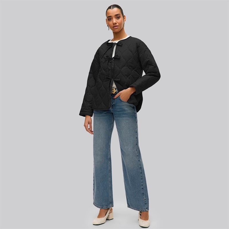 Vero Moda Dame Sabine Quiltet Jakke Sort