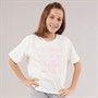 Vero Moda Mädchen Katrine Cropped T Shirt Schneeweiß Chillin C-12 Snow White Chillin