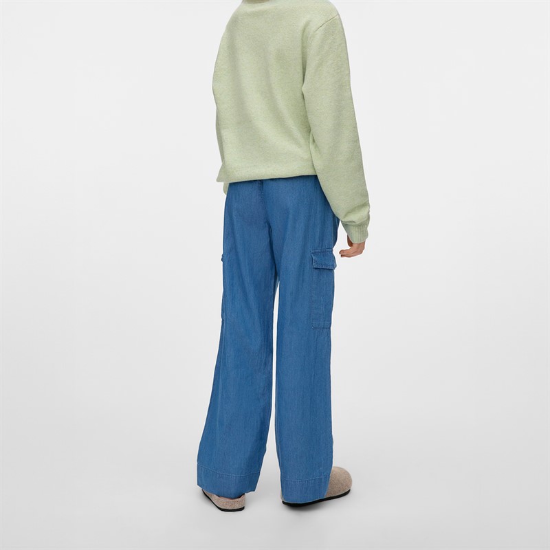 Vero Moda Mädchen Demi Cargohosen Medium Blue Denim