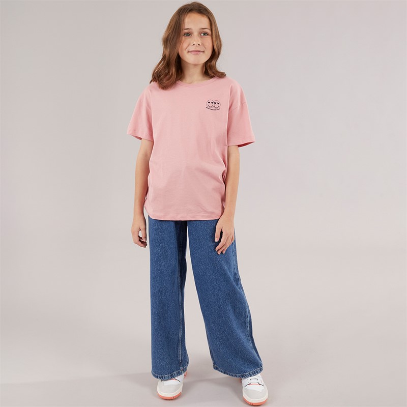 Vero Moda Mädchen Kelly T Shirt Rose Eleganz/Beste Freundin Ära Rose Elegance Best Friend Era