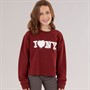 Vero Moda Mädchen New York Sweatshirt C-12 Syrah/New York/Niagara Falls C-12 Syrah_New York & Niagara Falls