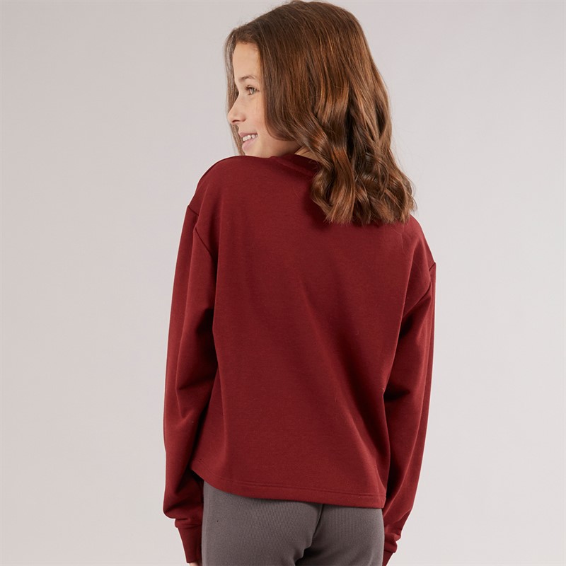 Vero Moda Mädchen New York Sweatshirt C-12 Syrah/New York/Niagara Falls C-12 Syrah_New York & Niagara Falls