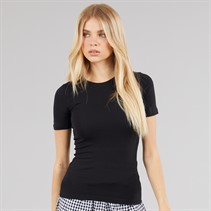 Vero Moda Damen Lulu T Shirt Schwarz