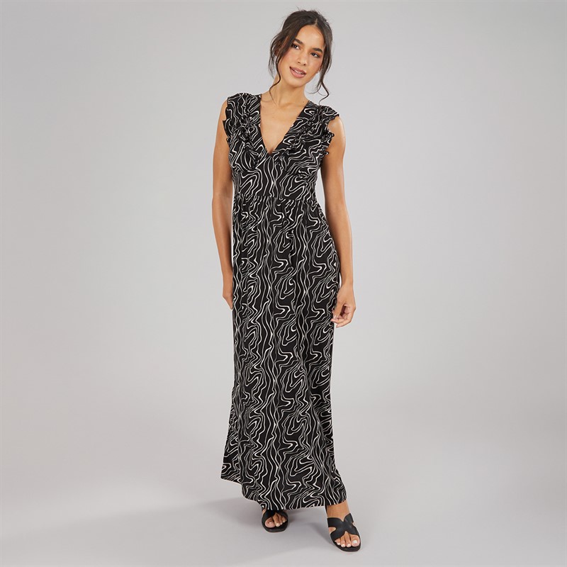 Vero Moda Womens Easy Joy Maxi Dress Black