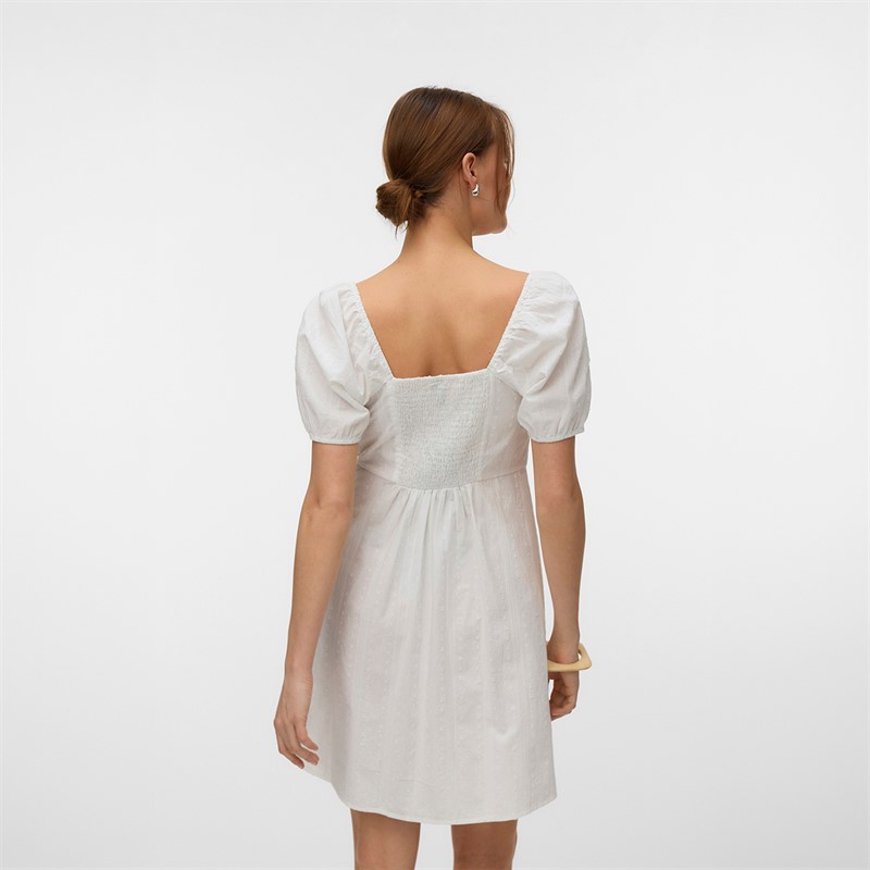 Vero Moda Damen Jutty Kleid Snow White