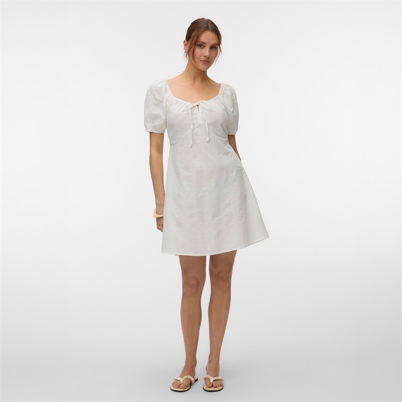 Vero Moda Damen Jutty Kleid Snow White