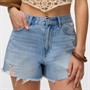 Vero Moda Damen Hailey Jeans Shorts Light Blue Denim