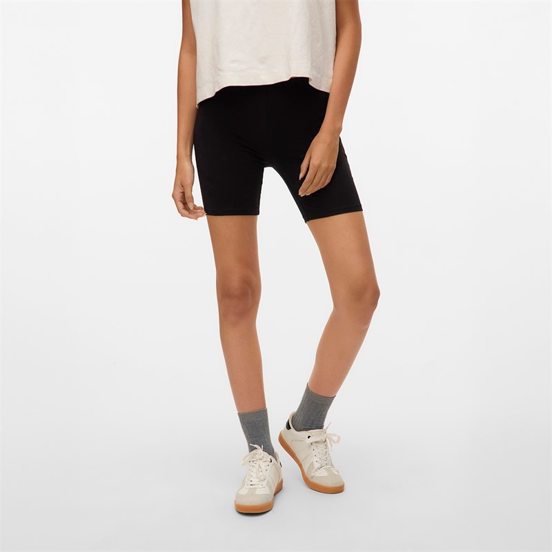 Vero Moda Womens Maxi Two Pack Biker Shorts Black