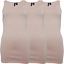 Vero Moda Womens Maxi My Soft Long Vest Top GA Three Pack Peach Whip