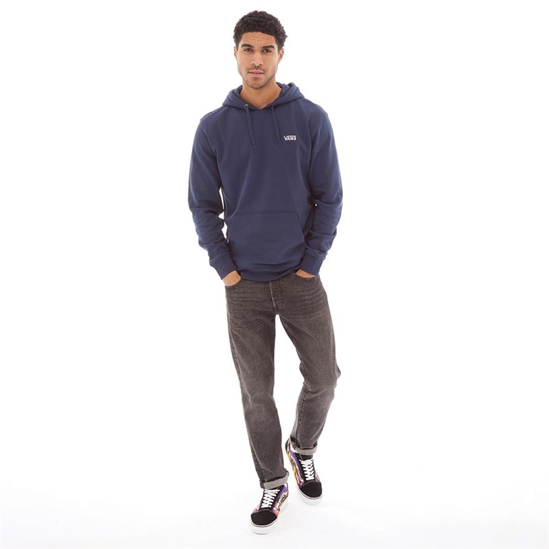 Vans Mens Core Basic Pullover Fleece Hoodie Dress Blues