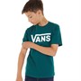 Vans Boys Classic T-Shirt Deep Teal/White