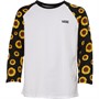 Vans Girls Sunlit Raglan Long Sleeve T-Shirt White/Black