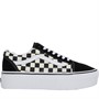 Vans Womens Old Skool Stackform Trainers Black/Classic White