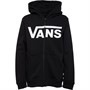 Vans Kids Classic Zip Hoodie Black/White