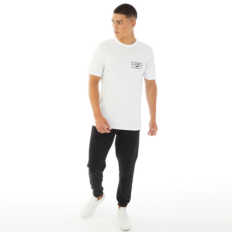 Vans Mens Full Patch Back T-Shirt White/Black