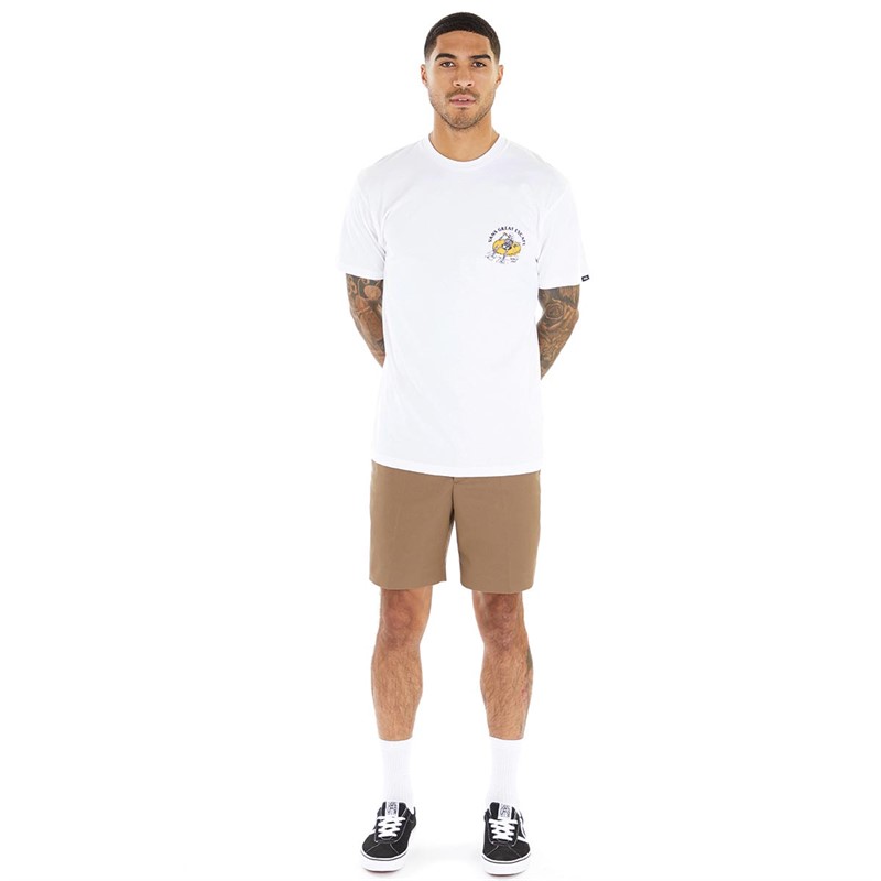 Vans Mens Permanent Vacation T-Shirt White