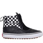 Vans Kids Slip-On Hi Terrain Velcro Checkerboard Trainers Black/White