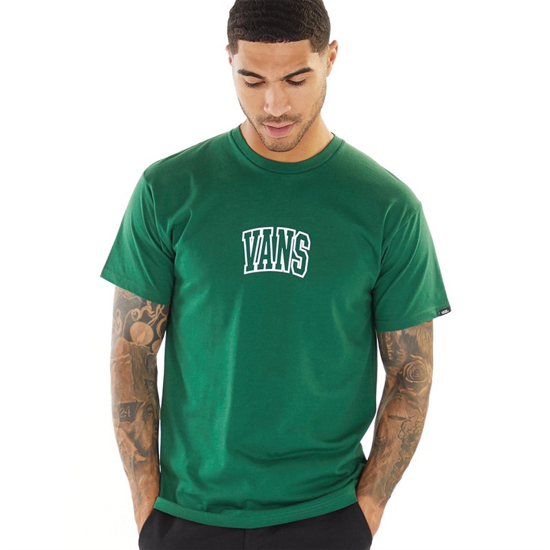 Vans Mens Academy Crest T-Shirt Eden
