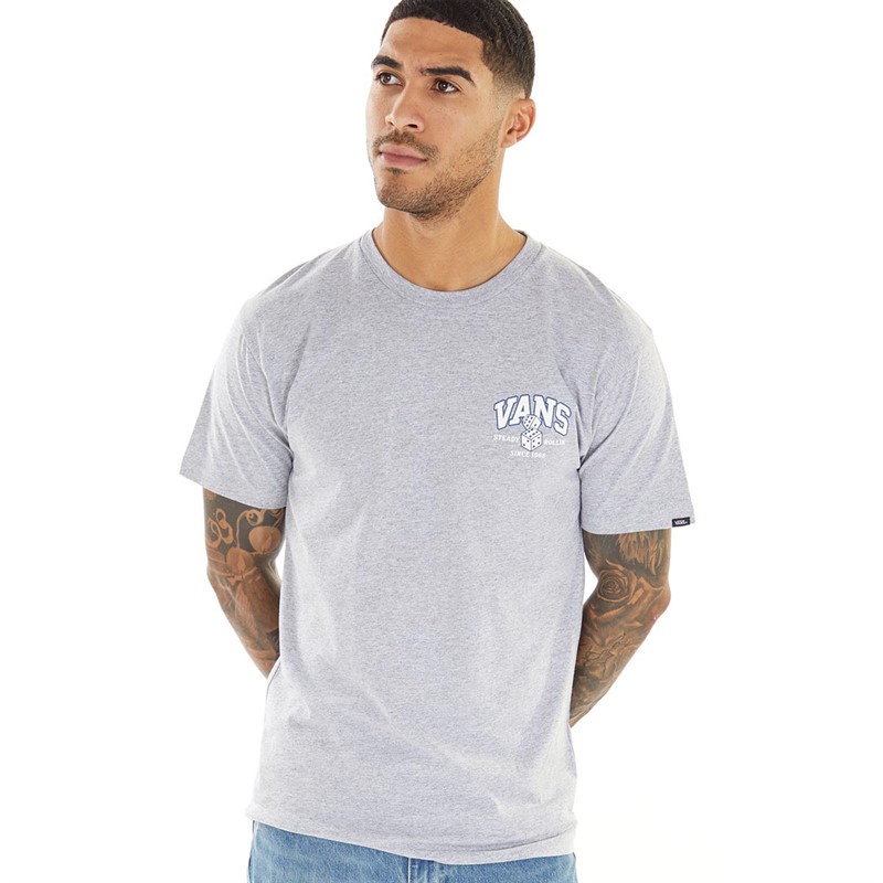 Vans Mens Steady Rollin T-Shirt Athletic Heather